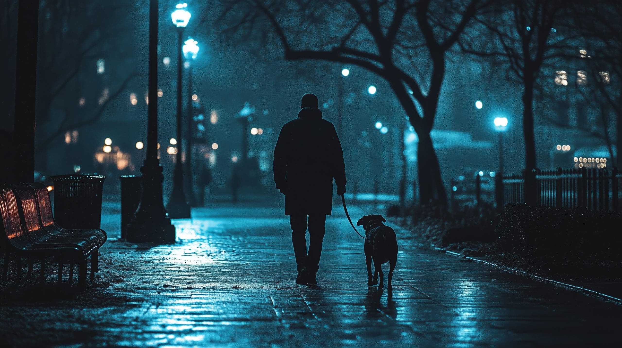 Walking Your Dog on Dark Winter Nights: Stay Safe and Prepared